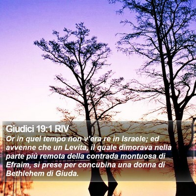 Giudici 19:1 RIV Bible Verse Image