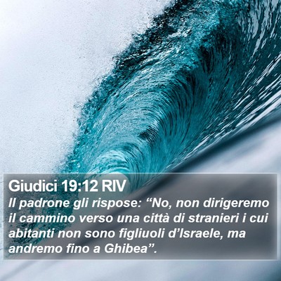 Giudici 19:12 RIV Bible Verse Image