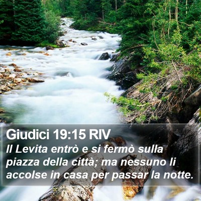 Giudici 19:15 RIV Bible Verse Image