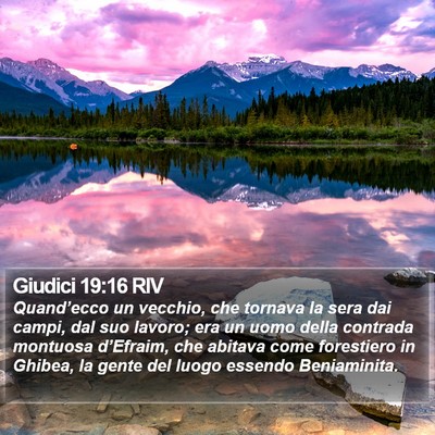 Giudici 19:16 RIV Bible Verse Image