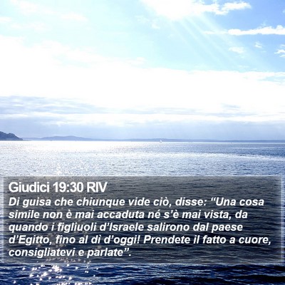Giudici 19:30 RIV Bible Verse Image