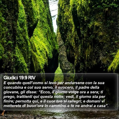 Giudici 19:9 RIV Bible Verse Image