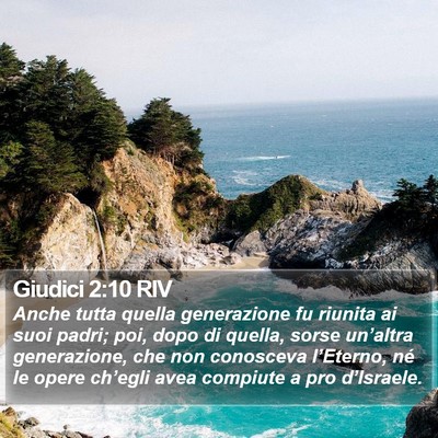 Giudici 2:10 RIV Bible Verse Image