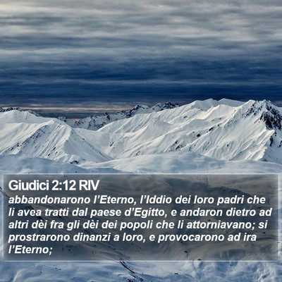 Giudici 2:12 RIV Bible Verse Image