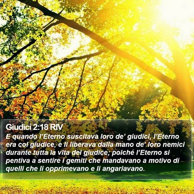 Giudici 2:18 RIV Bible Verse Image