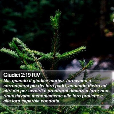 Giudici 2:19 RIV Bible Verse Image