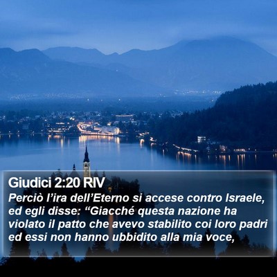 Giudici 2:20 RIV Bible Verse Image