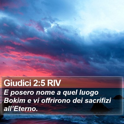 Giudici 2:5 RIV Bible Verse Image