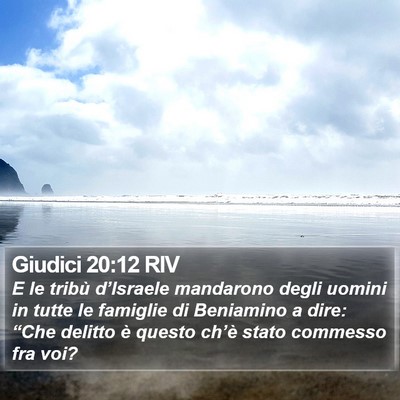 Giudici 20:12 RIV Bible Verse Image