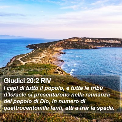 Giudici 20:2 RIV Bible Verse Image