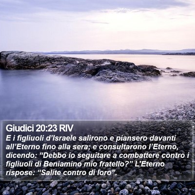Giudici 20:23 RIV Bible Verse Image