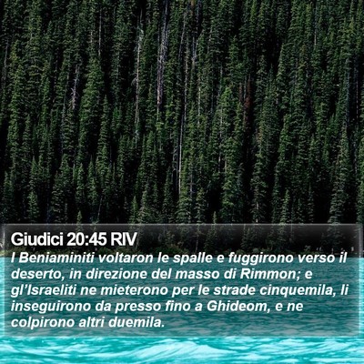 Giudici 20:45 RIV Bible Verse Image