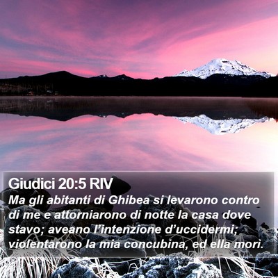 Giudici 20:5 RIV Bible Verse Image