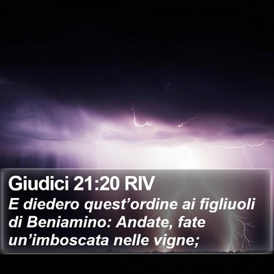 Giudici 21:20 RIV Bible Verse Image