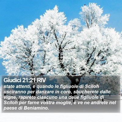 Giudici 21:21 RIV Bible Verse Image
