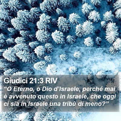 Giudici 21:3 RIV Bible Verse Image