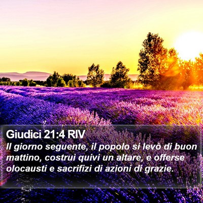 Giudici 21:4 RIV Bible Verse Image