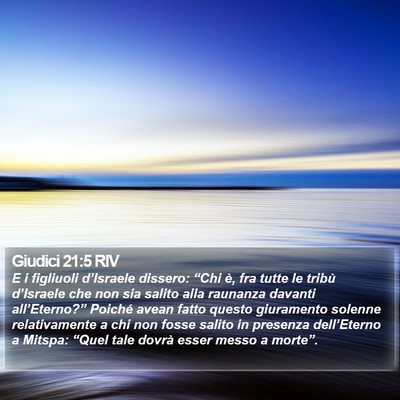 Giudici 21:5 RIV Bible Verse Image
