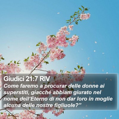 Giudici 21:7 RIV Bible Verse Image