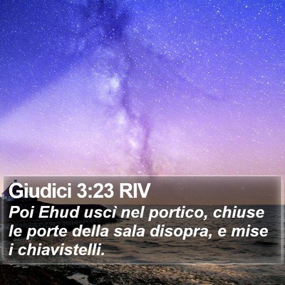 Giudici 3:23 RIV Bible Verse Image