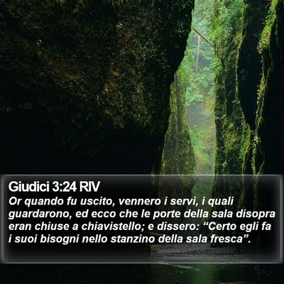 Giudici 3:24 RIV Bible Verse Image