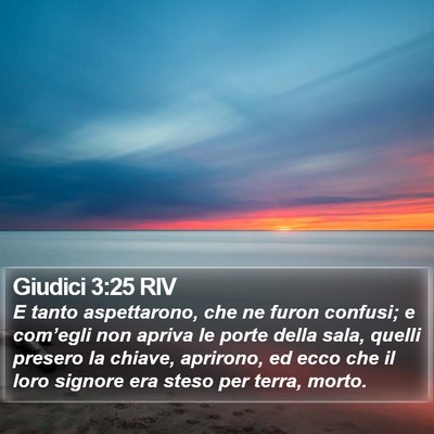 Giudici 3:25 RIV Bible Verse Image