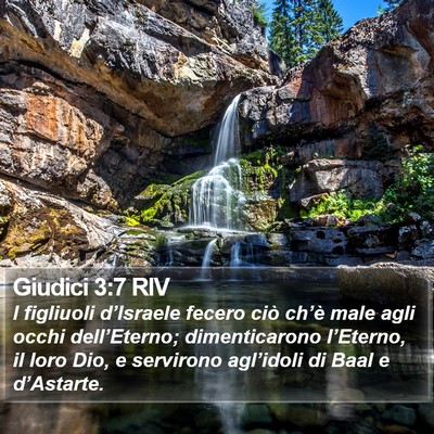 Giudici 3:7 RIV Bible Verse Image