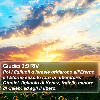 Giudici 3:9 RIV Bible Verse Image