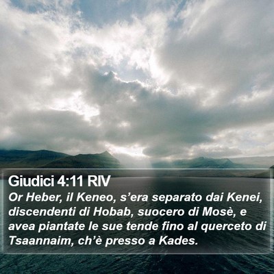 Giudici 4:11 RIV Bible Verse Image