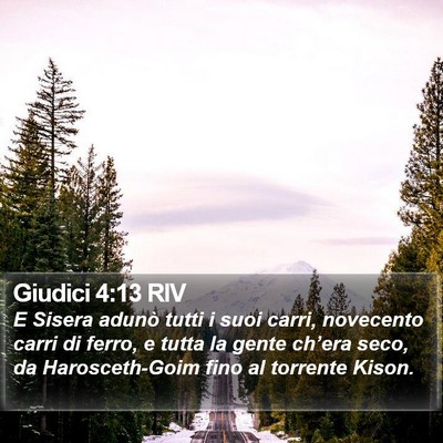 Giudici 4:13 RIV Bible Verse Image