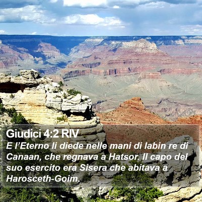 Giudici 4:2 RIV Bible Verse Image