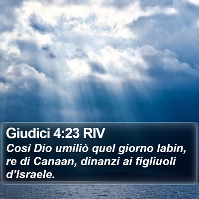 Giudici 4:23 RIV Bible Verse Image