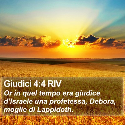 Giudici 4:4 RIV Bible Verse Image
