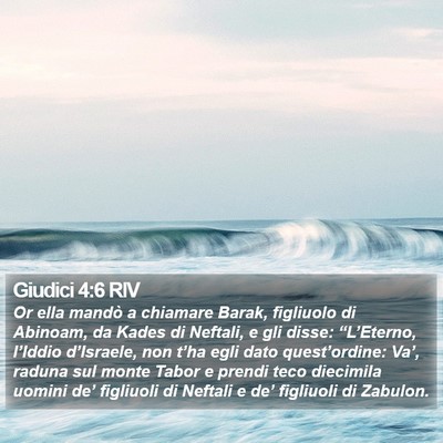Giudici 4:6 RIV Bible Verse Image
