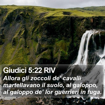 Giudici 5:22 RIV Bible Verse Image