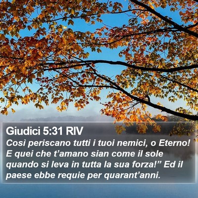 Giudici 5:31 RIV Bible Verse Image