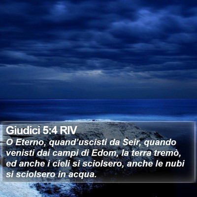 Giudici 5:4 RIV Bible Verse Image