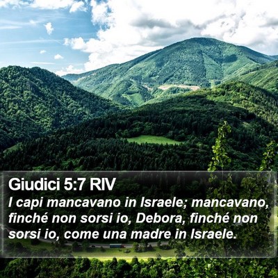 Giudici 5:7 RIV Bible Verse Image