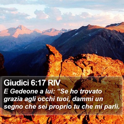 Giudici 6:17 RIV Bible Verse Image