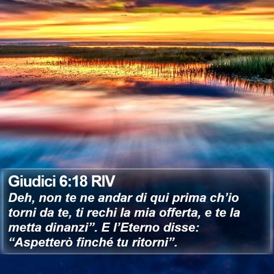 Giudici 6:18 RIV Bible Verse Image