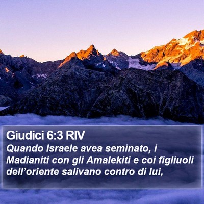 Giudici 6:3 RIV Bible Verse Image