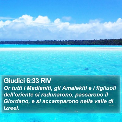 Giudici 6:33 RIV Bible Verse Image