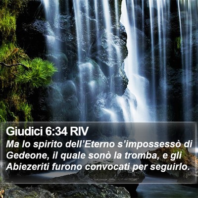 Giudici 6:34 RIV Bible Verse Image