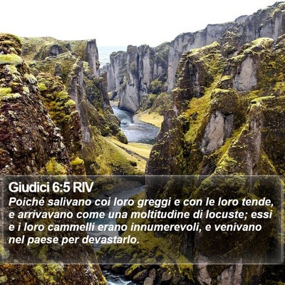 Giudici 6:5 RIV Bible Verse Image