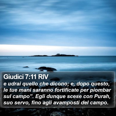 Giudici 7:11 RIV Bible Verse Image