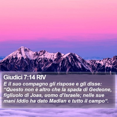 Giudici 7:14 RIV Bible Verse Image