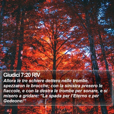 Giudici 7:20 RIV Bible Verse Image