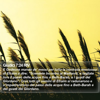 Giudici 7:24 RIV Bible Verse Image