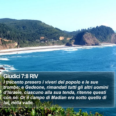 Giudici 7:8 RIV Bible Verse Image