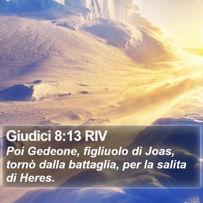 Giudici 8:13 RIV Bible Verse Image